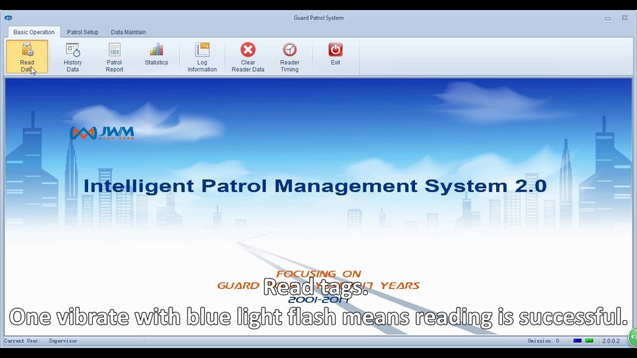 Guard tour system software